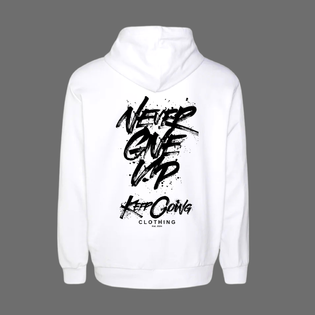 Never Give Up - Heavy Oversized Hoodie