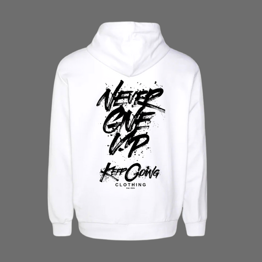 Never Give Up Heavy Oversized Hoodie